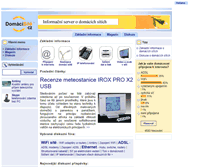 Tablet Screenshot of domacisite.cz